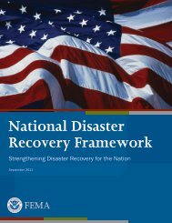 National Disaster Recovery Framework (pdf) - Federal Emergency ...