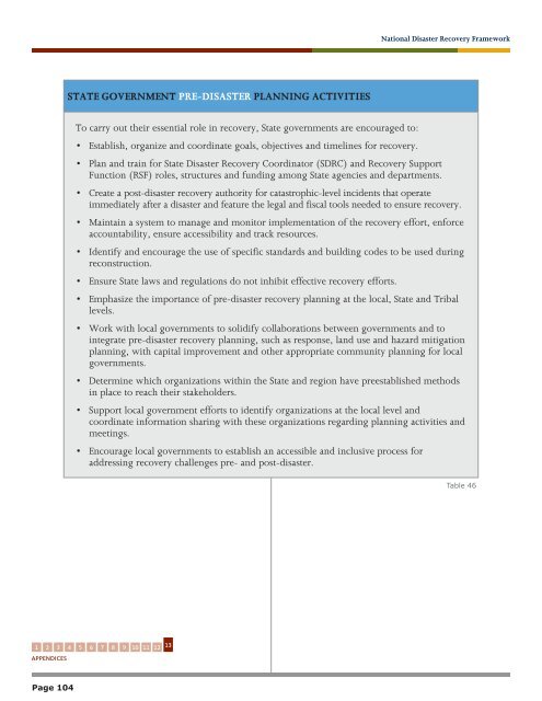 National Disaster Recovery Framework (pdf) - Federal Emergency ...