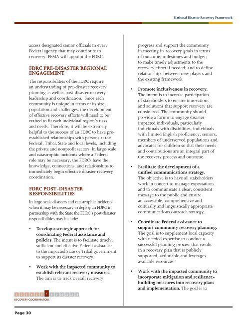 National Disaster Recovery Framework (pdf) - Federal Emergency ...