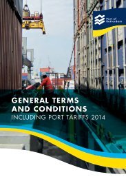 General Terms and Conditions - Port of Rotterdam