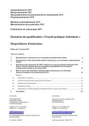 Disposition d'exÃ©cution - Swissmechanic