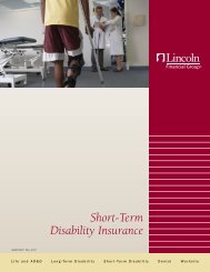 Short-Term Disability Insurance - Lincoln Financial Group