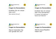 ErzÃ¤hlen Sie mir etwas Ã¼ber sich! - Bewerbungstraining Online