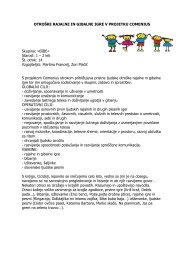 otroÅ¡ke rajalne in gibalne igre v projetku comenius - Arnes
