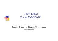 Informatica Corso AVANZATO - Paolo PAVAN