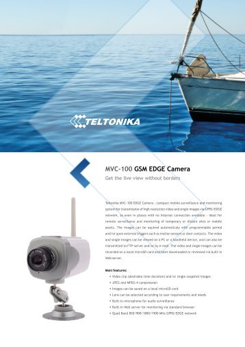 MVC-100 GSM EDGE Camera - Teltonika