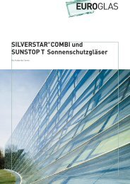 SILVERSTARÂ® COMBI und SUNSTOP T ... - Euroglas