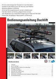 Bedienungsanleitung Dachlift