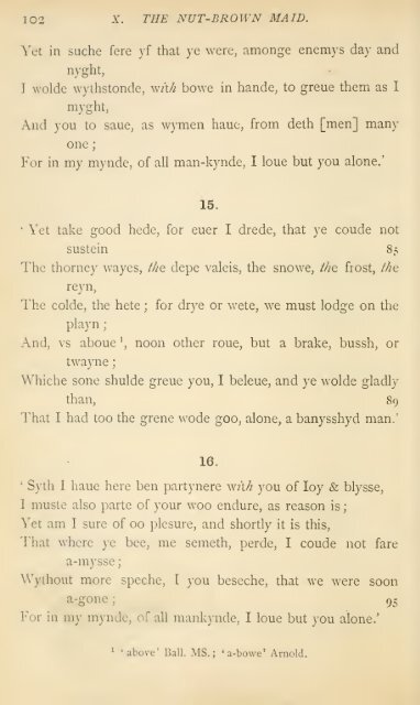 Specimens of English literature from the 'Ploughmans crede' to the ...