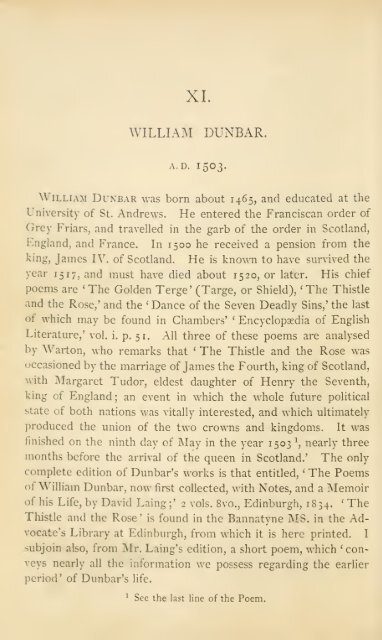 Specimens of English literature from the 'Ploughmans crede' to the ...