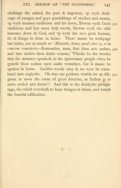 Specimens of English literature from the 'Ploughmans crede' to the ...