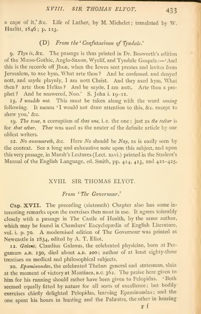 Specimens of English literature from the 'Ploughmans crede' to the ...