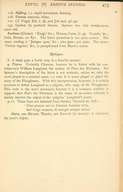 Specimens of English literature from the 'Ploughmans crede' to the ...