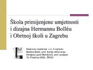 SPUD H. Bolleu i Obrtnoj skoli.pdf - Škola primijenjene umjetnosti i ...