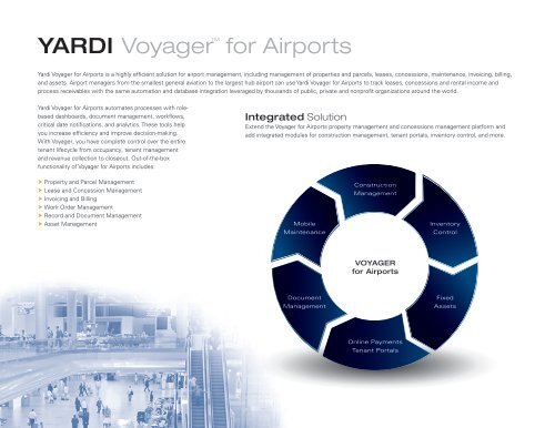 Voyager for Airports - Yardi