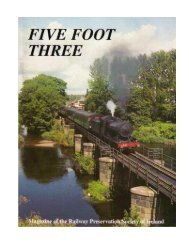 Five Foot Three Number 40 - Railway Preservation Society of Ireland