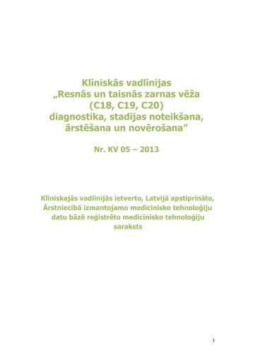 VadlÄ«nijÄs ietvertais apstiprinÄto ÄrstniecÄ«bÄ izmantojamo ...