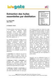 Extraction des huiles essentielles par distillation - GATE International
