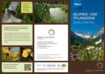 Torffreie Blumen- und Pflanzerde - AllgÃ¤uer Moorallianz