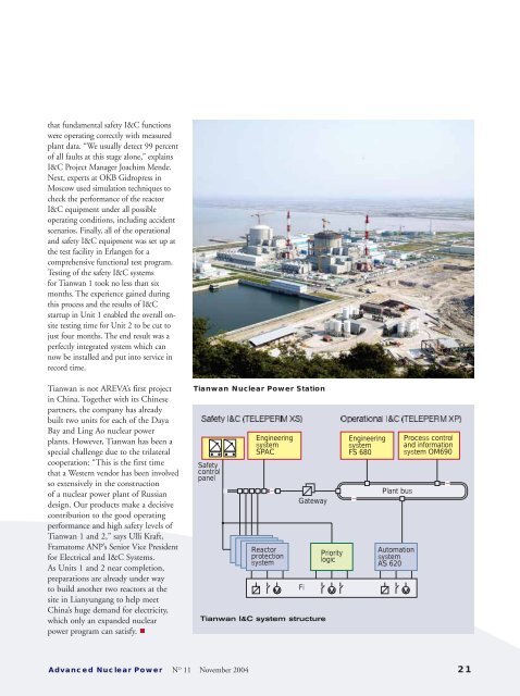 Advanced Nuclear Power - AREVA