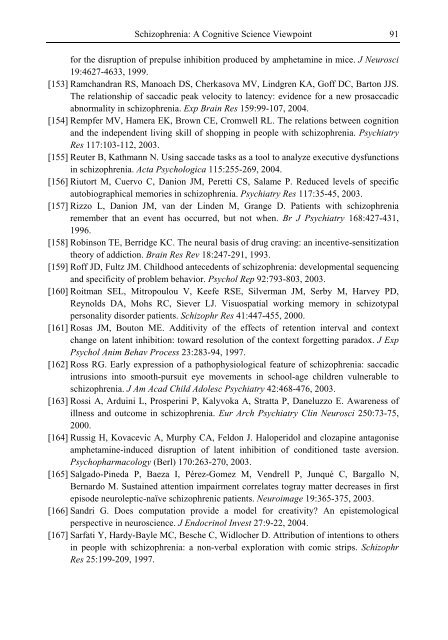 Schizophrenia Research Trends