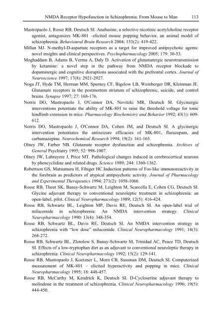 Schizophrenia Research Trends