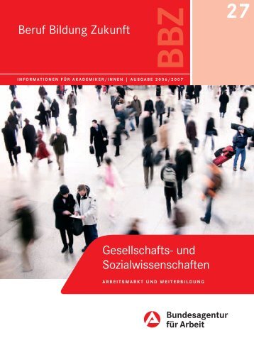 Beruf Bildung Zukunft Gesellschafts- und Sozialwissenschaften