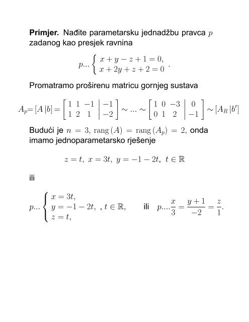 MATEMATIKA 1 Senka Banic PREDAVANJA (grupa G1): utorak i ...