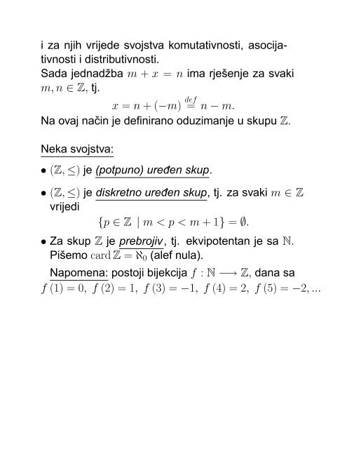 MATEMATIKA 1 Senka Banic PREDAVANJA (grupa G1): utorak i ...