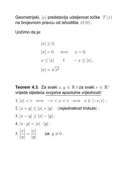 MATEMATIKA 1 Senka Banic PREDAVANJA (grupa G1): utorak i ...