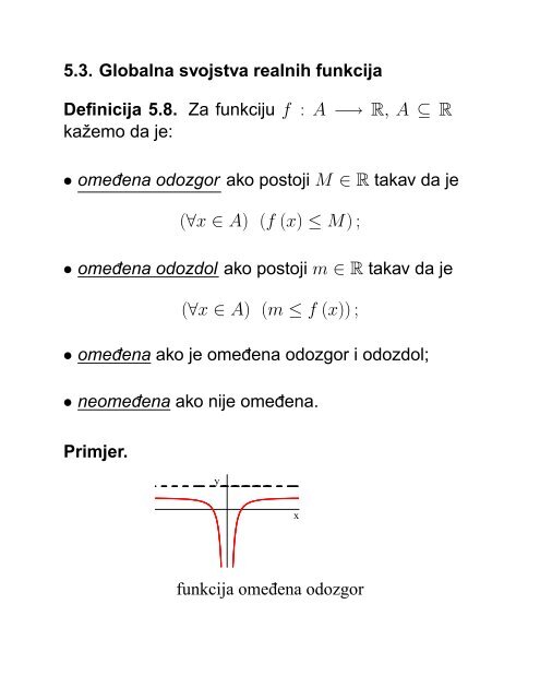 MATEMATIKA 1 Senka Banic PREDAVANJA (grupa G1): utorak i ...