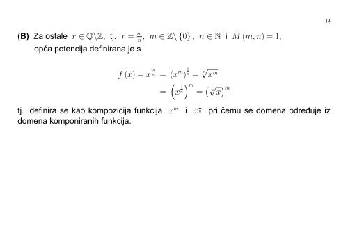 MATEMATIKA 1 Senka Banic PREDAVANJA (grupa G1): utorak i ...