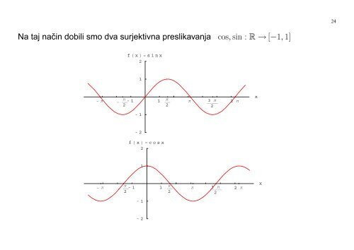 MATEMATIKA 1 Senka Banic PREDAVANJA (grupa G1): utorak i ...