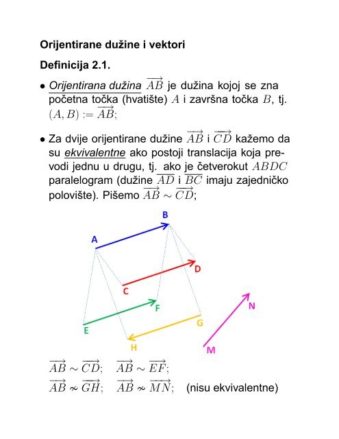 MATEMATIKA 1 Senka Banic PREDAVANJA (grupa G1): utorak i ...