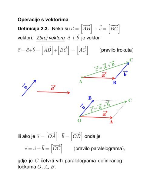 MATEMATIKA 1 Senka Banic PREDAVANJA (grupa G1): utorak i ...