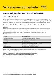 Payerbach-Reichenau - ÃBB