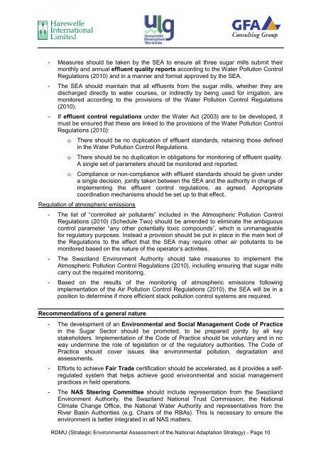 Service Contract No 2007 / 147-446 Strategic ... - Swaziland