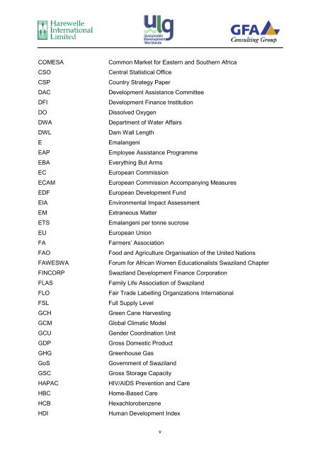 Service Contract No 2007 / 147-446 Strategic ... - Swaziland