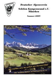 Deutscher Alpenverein Sektion Kampenwand e.V. München