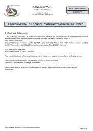 CAP Conseil - Collège Marcel Pierrel à Marvejols