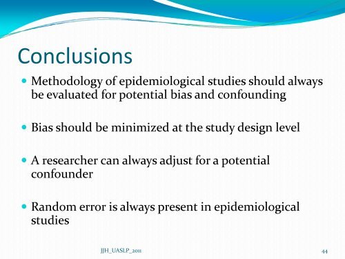 Epidemiologia Descriptiva - eVirtual UASLP