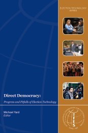 Direct Democracy: Progress and Pitfalls of Election Technology - IFES