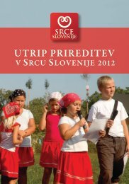 UTRIP PRIREDITEV - Razvojni center Srca Slovenije