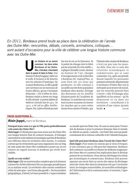 Bordeaux Magazine - Mai 2011