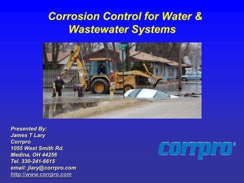 Corrosion Control in Distribution Pipes - Ohiowater.org