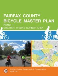 Fairfax County Bicycle Master Plan - Cambridge Systematics