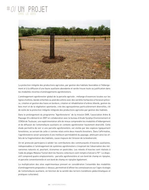 Agroforesteries n° 1 - AFAF-Association Française d'agroforesterie