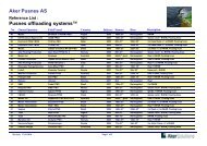 Pusnes offloading systemsâ¢ Aker Pusnes AS - Aker Solutions