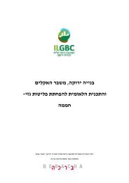 למידע נוסף לחץ כאן - המועצה הישראלית לבנייה ירוקה