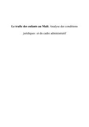 Le trafic des enfants au Mali - ComitÃ© contre l'esclavage moderne